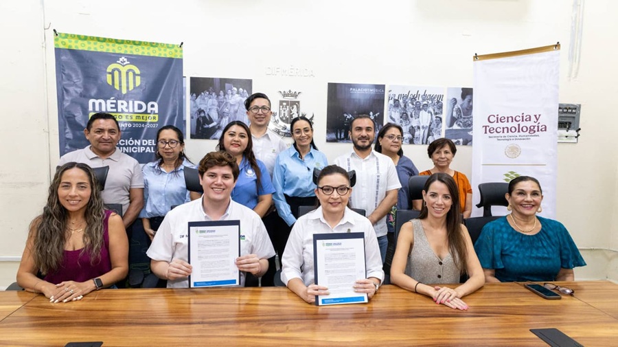DIF Mérida y el Centro de Investigación Científica de Yucatán fortalecen alianza en beneficio de la comunidad