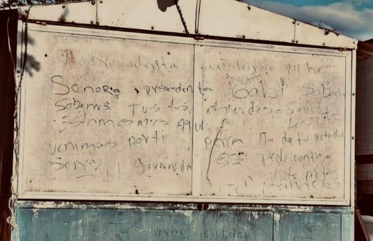 Aparecen mensajes amenazante contra la alcaldesa de Sucilá: «Estamos aquí los Zetas»