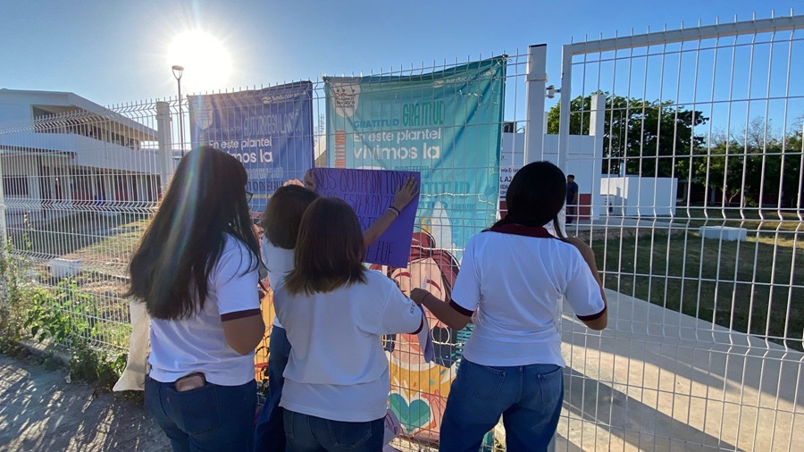 Segey atiende queja de alumnas del Plantel Azteca 2