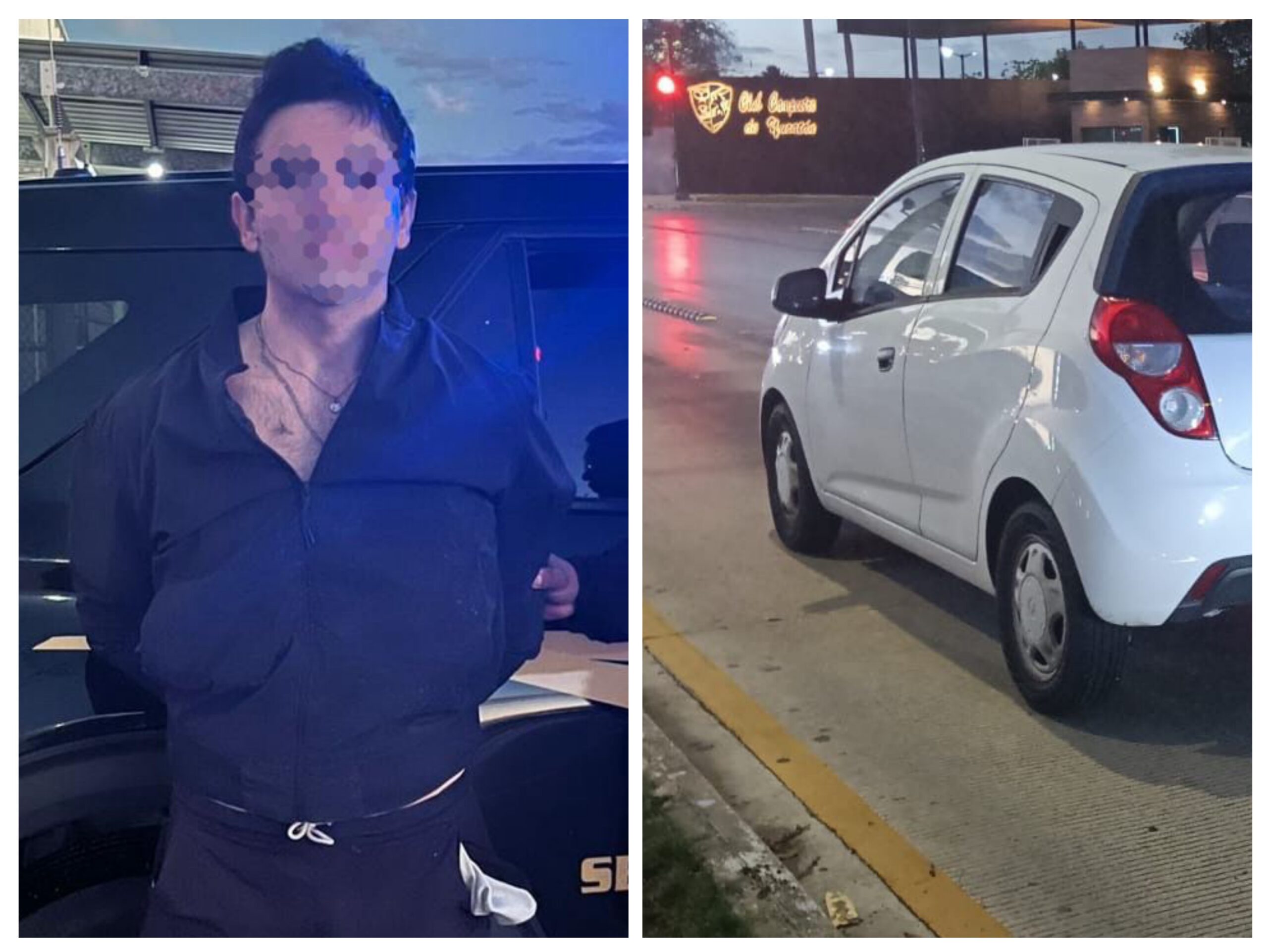 La SSP confirma detención de joven  captado usando sustancias ilicitas dentro de un auto en Mérida