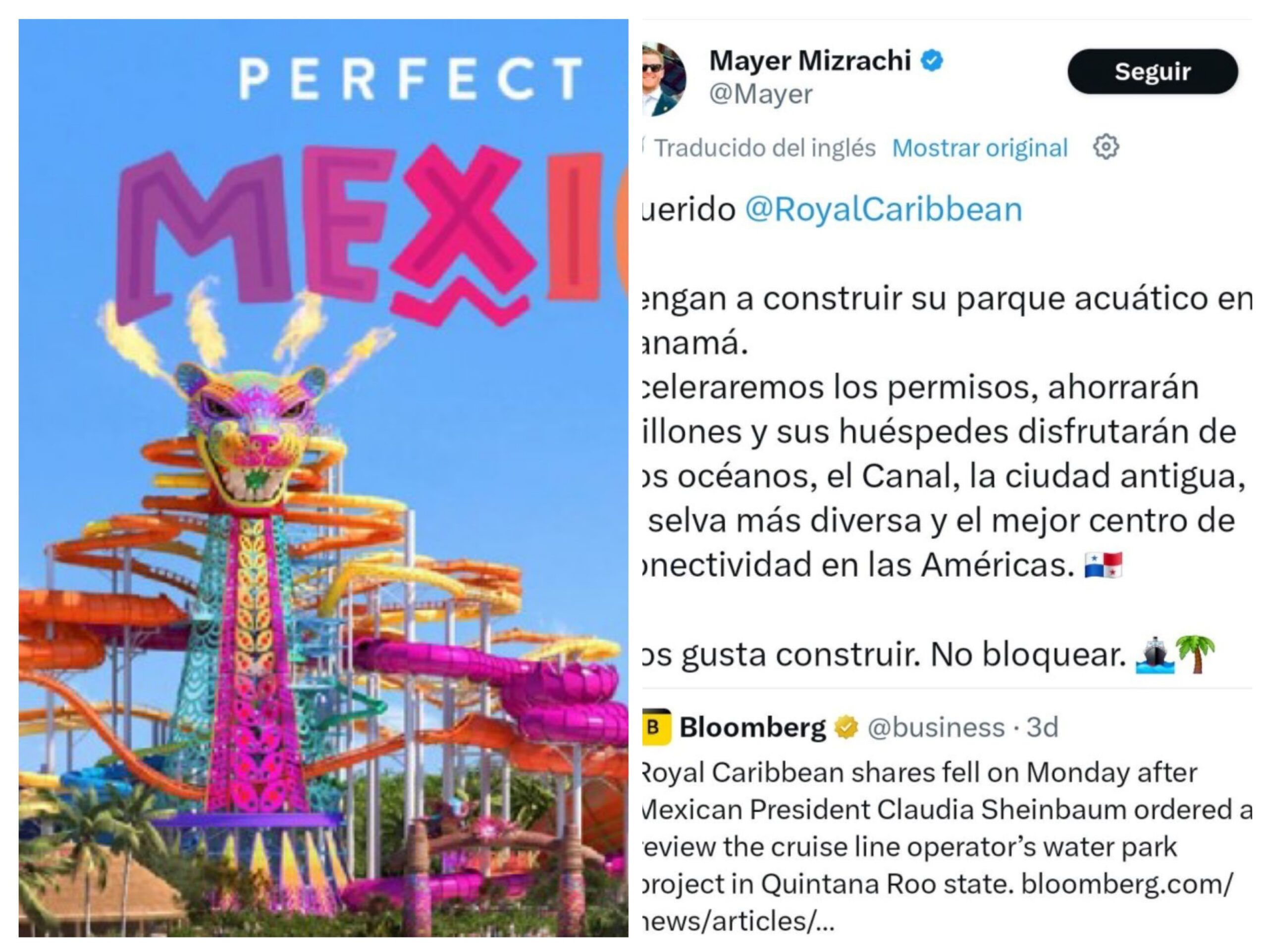 Alcalde de Panamá ofrece llevar ‘Perfect Day’ a su país