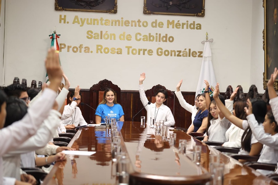 Juventudes de Mérida fortalecen su voz y liderazgo con la segunda edición del Cabildo Juvenil 2026