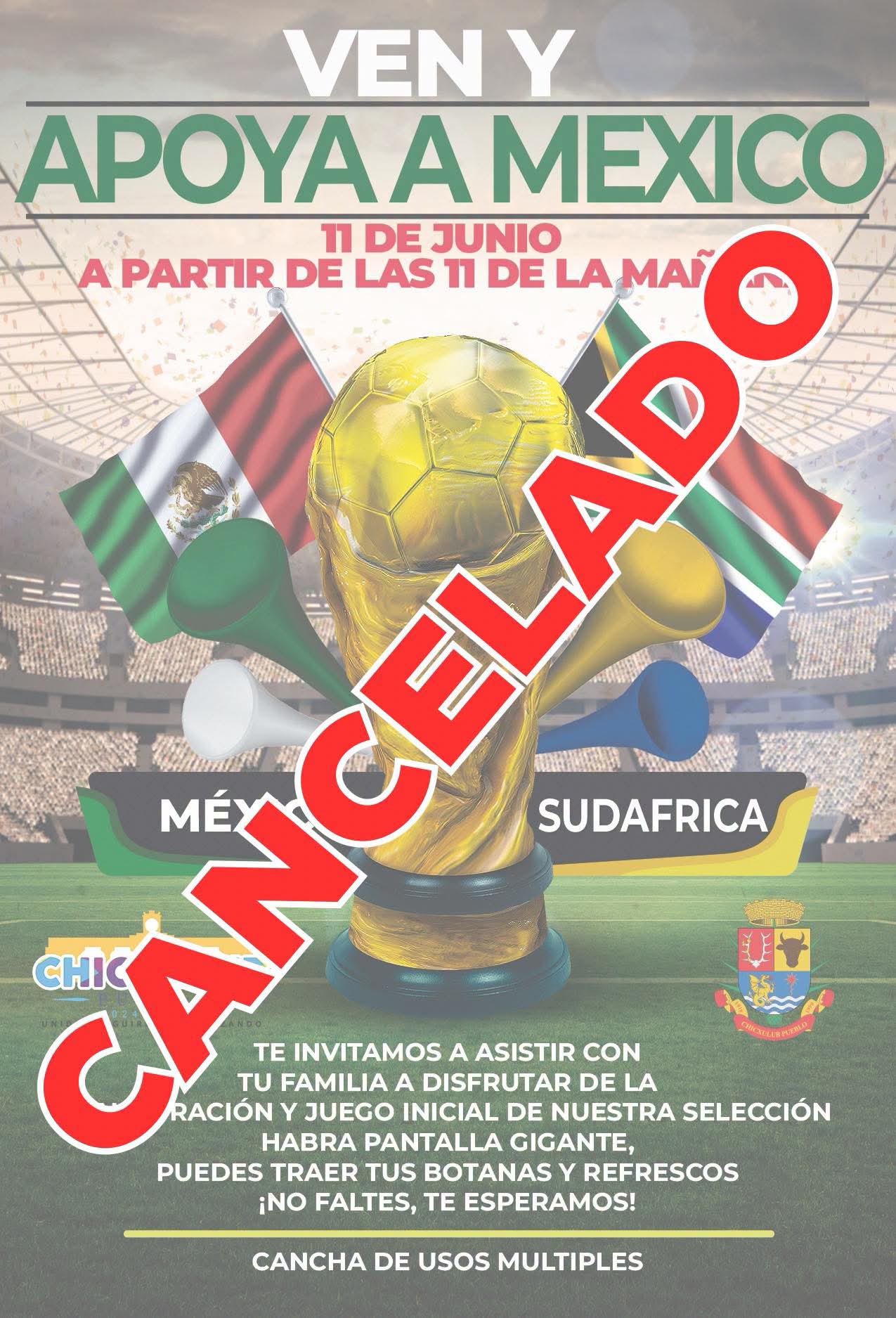 Primera víctima de la «Ley Televisa»: alcalde yucateco suspende transmisión de juego de México