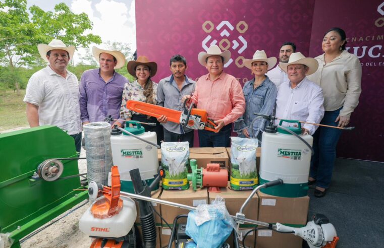 Renace el campo yucateco con inversión, infraestructura y respaldo a productores del oriente