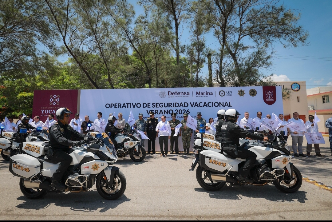 inicia el operativo vacacional de verano 2026 en Yucatán