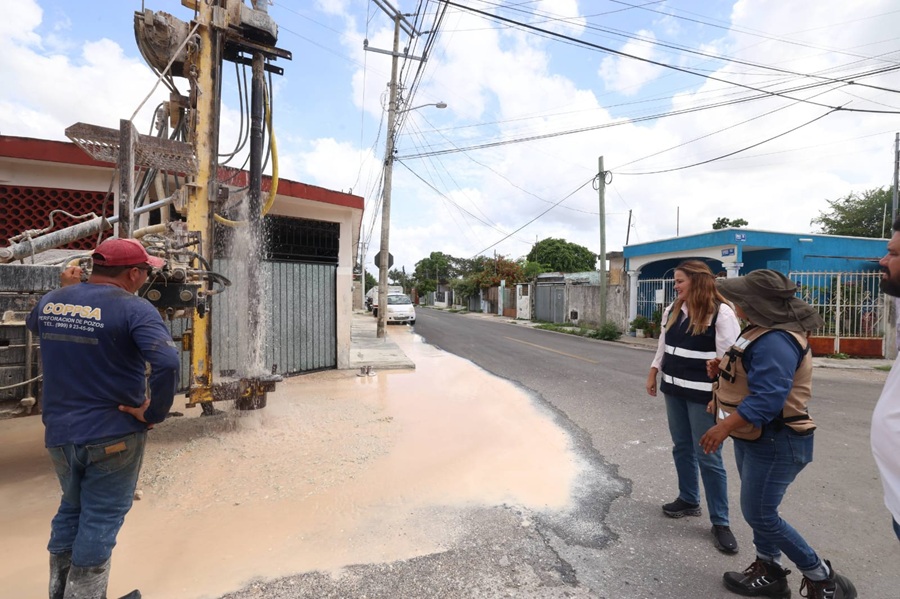 Cecilia Patrón da respuesta con la construyen 120 pozos