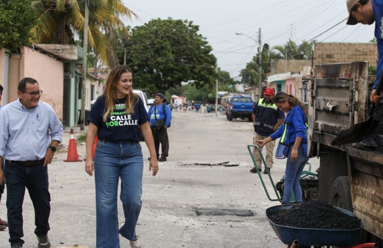 Cecilia Patrón fortalece acciones sanitarias e intensifica el bacheo por las lluvias