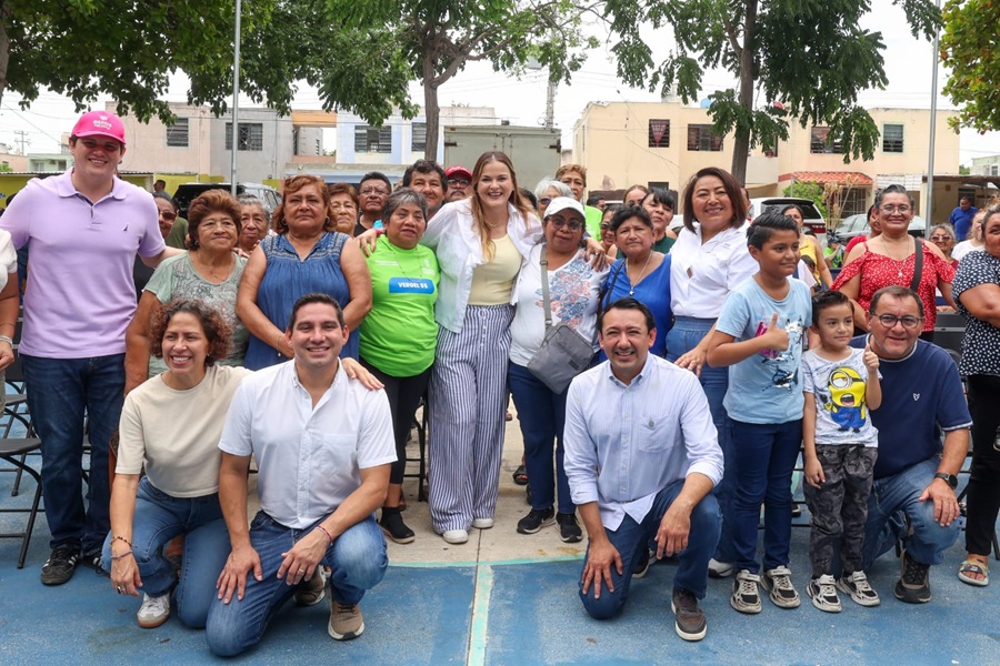 Las decisiones en Mérida para mejorar los espacios públicos las tomamos en conjunto con la gente: Cecilia Patrón