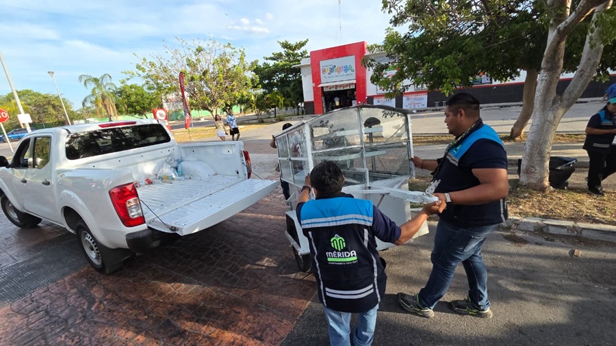 Mérida avanza con orden: realiza 16 operativos de Alto Impacto contra comercio en vía pública