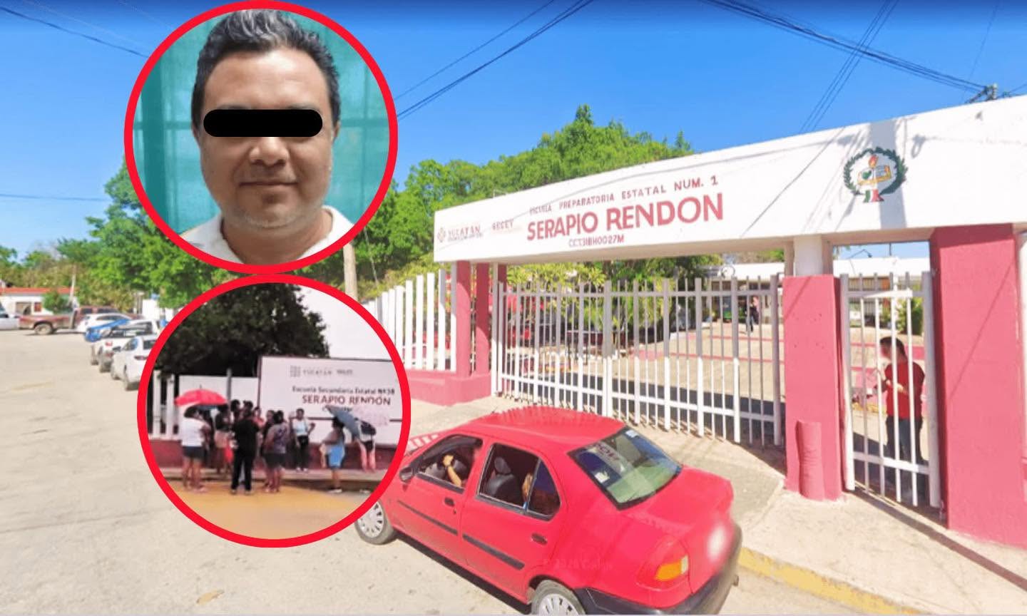 Cogesor abusa de varias alumnas y embaraza a una, en una secundaria de Mérida