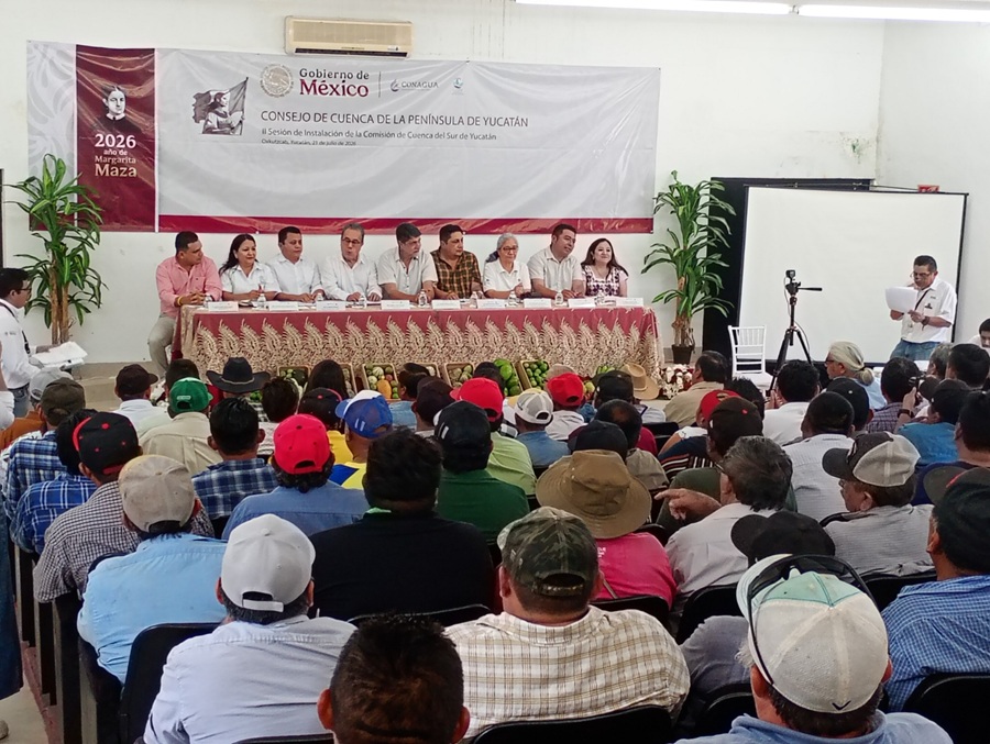 La Conagua instala la Comisión de Cuenca del Sur de Yucatán