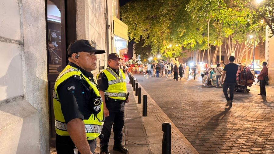 La Policía de Mérida implementa un operativo especial por el partido de la Selección Mexicana