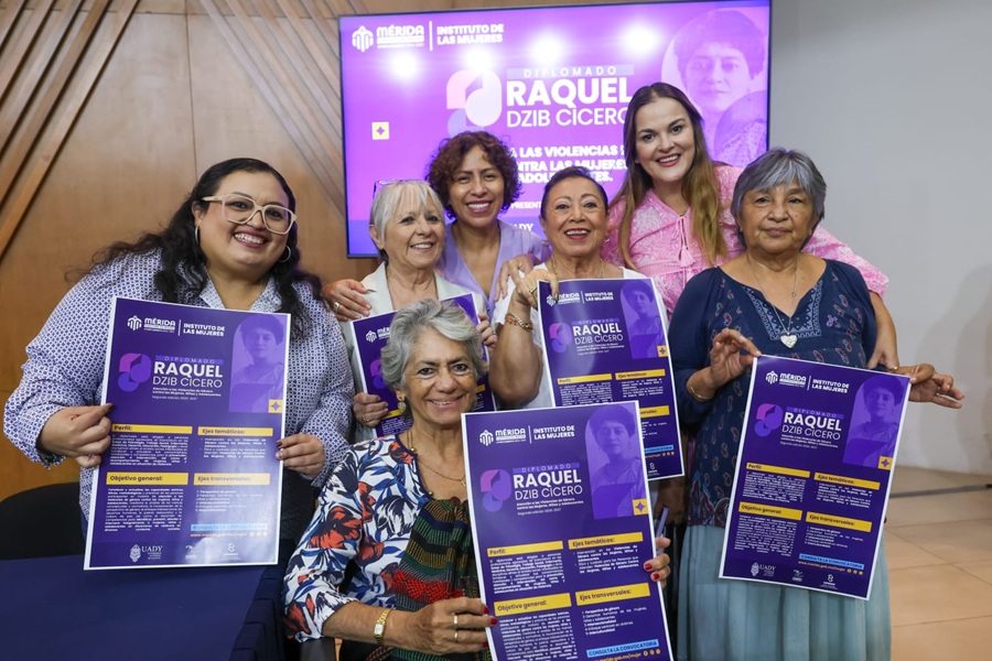 Cecilia Patrón impulsa la segunda edición del Diplomado «Raquel Dzib Cicero» contra la violencia de género