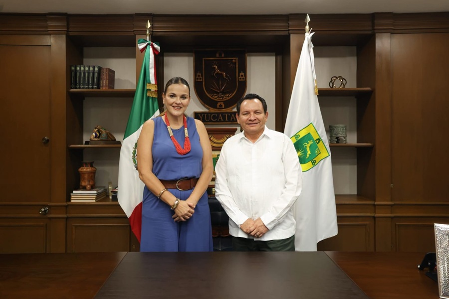 El Gobernador Joaquín Díaz y la alcaldesa de Mérida, Cecilia Patrón, fortalecen proyectos para la zona metropolitana
