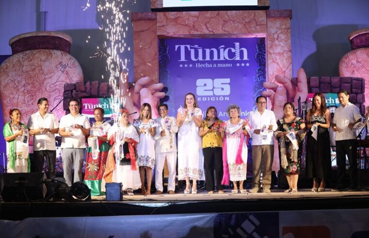 La Feria Artesanal Tunich celebra 25 años: Cecilia Patrón inaugura la edición 2026