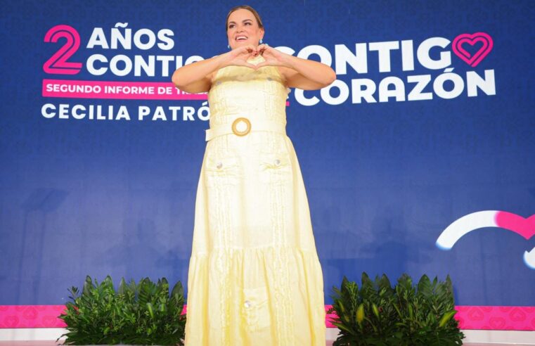 Dos años contigo de corazón, Mérida avanza con orden, resultados y justicia social: Cecilia Patrón