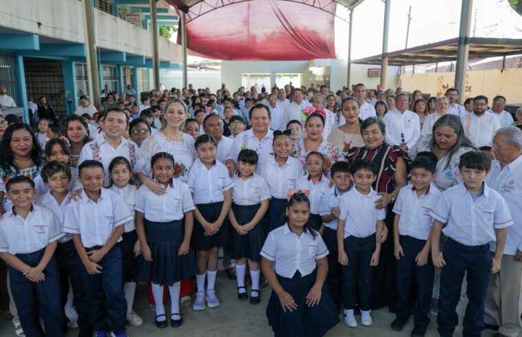 Renacimiento Maya dignifica primaria de Zazil-Há, en Mérida,con inversión de más de tres mdp