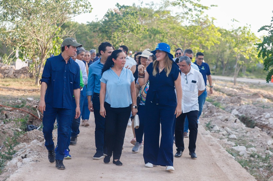 El corredor verde Ciudad Caucel-Gran Santa Fe llega a 90 por ciento de avance: Cecilia Patrón