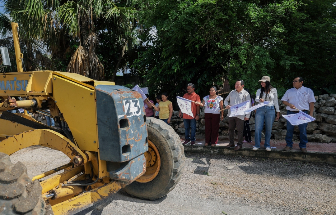 Renacimiento Maya reconstruye calles para 2,600 habitantes de Kopomá