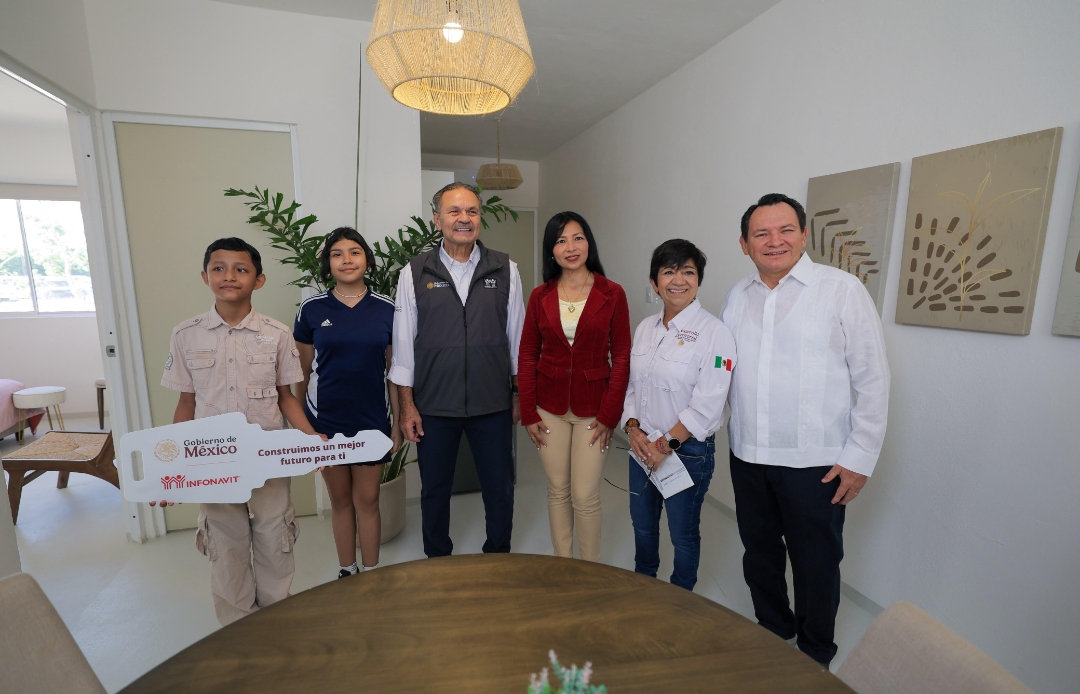 Renacimiento Maya y Gobierno de México llevan vivienda propia a más de 47 mil familias yucatecas