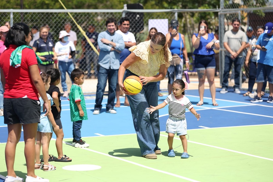 Cecilia Patrón entrega nuevos parques: Con participación diseñamos la ciudad en comunidad