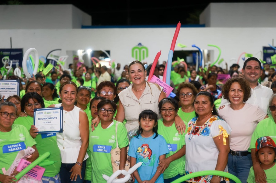 Cecilia Patrón impulsa la organización vecinal en Mérida y suma a comités para la prevención social del delito