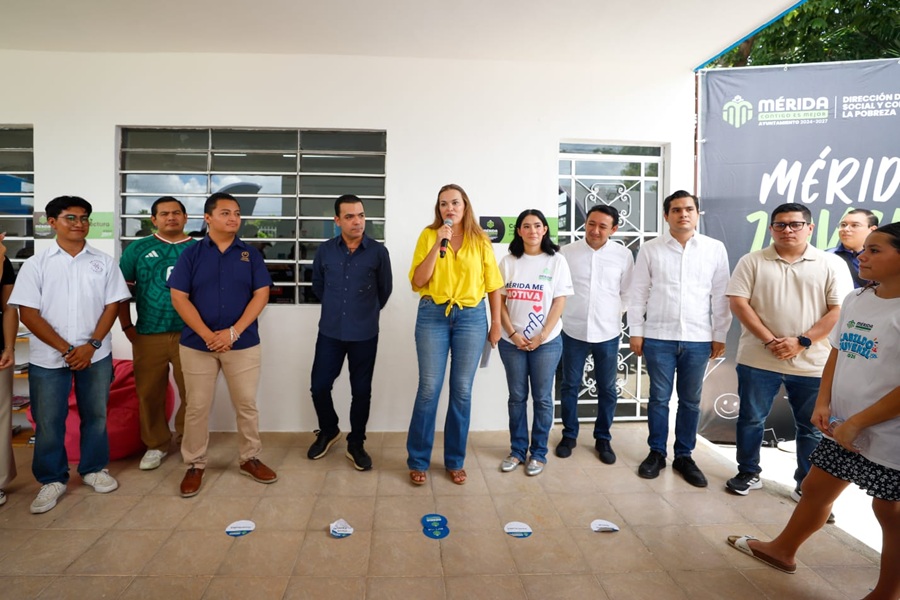 Inaugura Cecilia Patrón el primer centro municipal de la juventud en la historia de Mérida