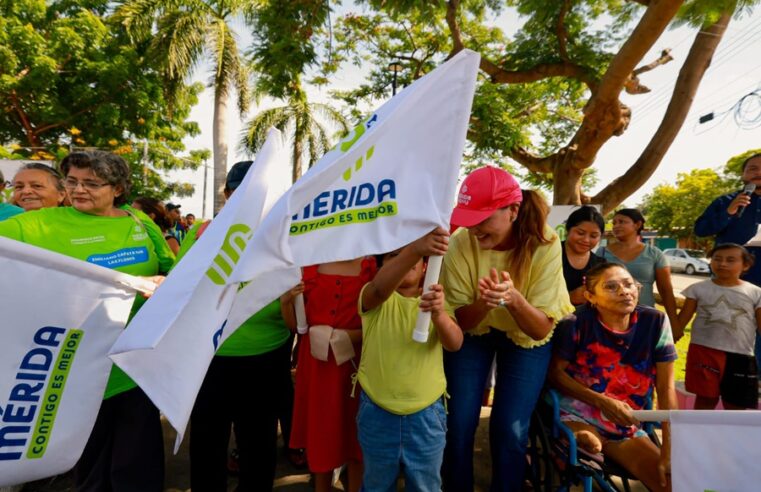 Cecilia Patrón lleva Mega Operativo al sur de la ciudad: trabajamos 24/7 para una Mérida más chula