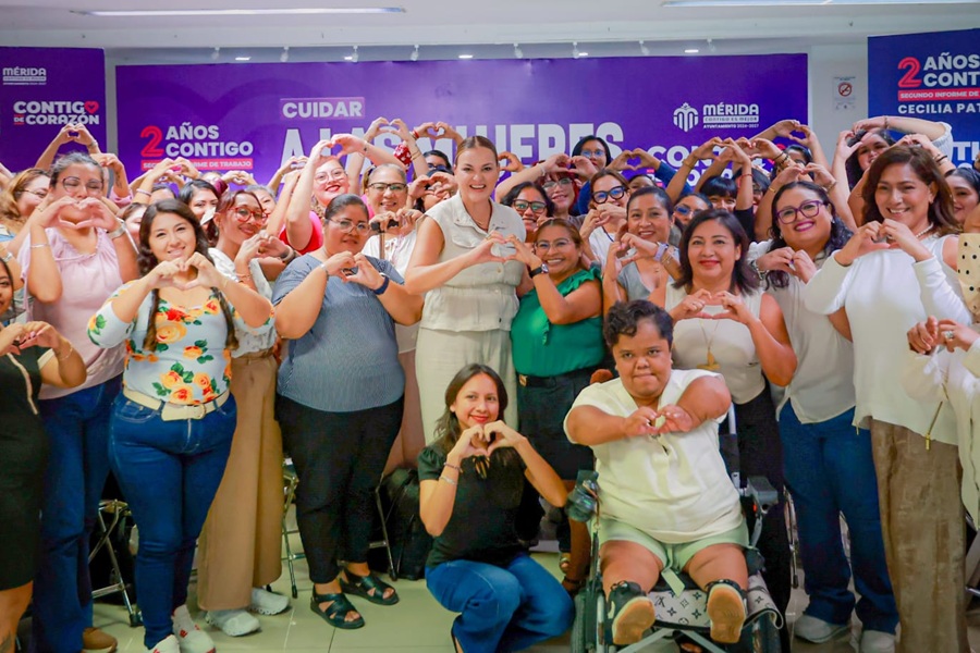 Las meridanas cuentan conmigo para iniciar y concluir una carrera universitaria: Cecilia Patrón