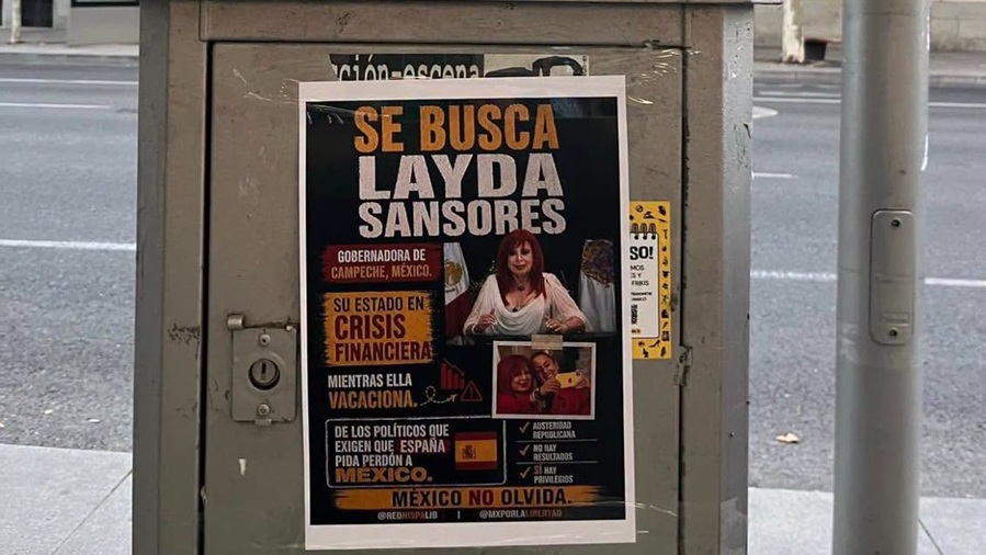 Como delincuente, ‘buscan’ a Layda Sansores en Madrid, España