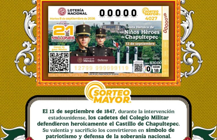 Cae en Mérida el tercer lugar de la Lotería Nacional