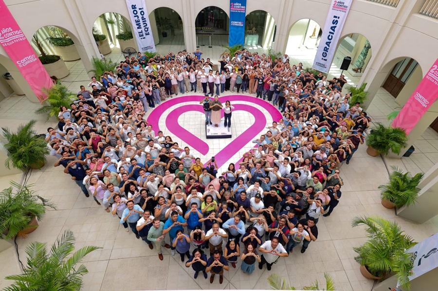 Gracias por servir de corazón a la ciudad, hacen que Mérida funcione bien: Cecilia Patrón