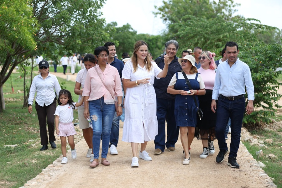 Inaugura Cecilia Patrón el primer corredor verde en su tipo en la historia de Mérida