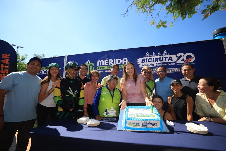 Cecilia Patrón celebra 20 años de la Bici-Ruta: un espacio de convivencia, movilidad y comunidad