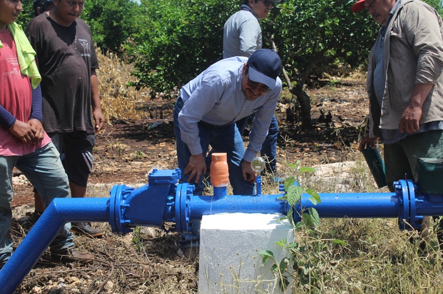 Ticul, Akil y Oxkutzcab avanzan hacia un campo más sustentable con obras de tecnificación de Conagua