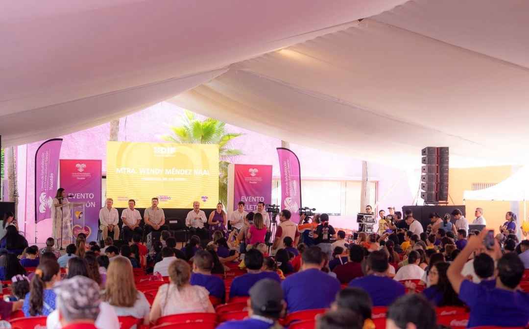 DIF Yucatán entrega $10 millones al Teletón para fortalecer la atención del autismo
