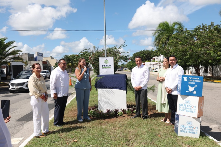 Mérida nombra una de sus avenidas en honor de la Organización de las Naciones Unidas (ONU)