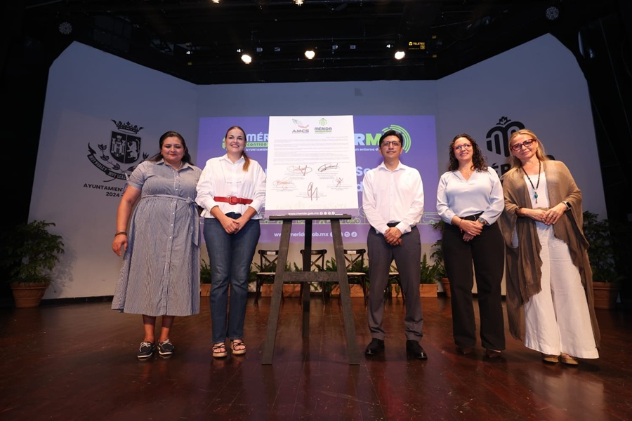 Cecilia Patrón impulsa la prevención y colaboración con Cybermid 2026 para una Mérida más segura