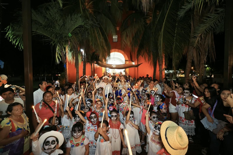 Familias recuerdan a las almas infantiles con el “Pixán Paalal 2026” en Chuburná