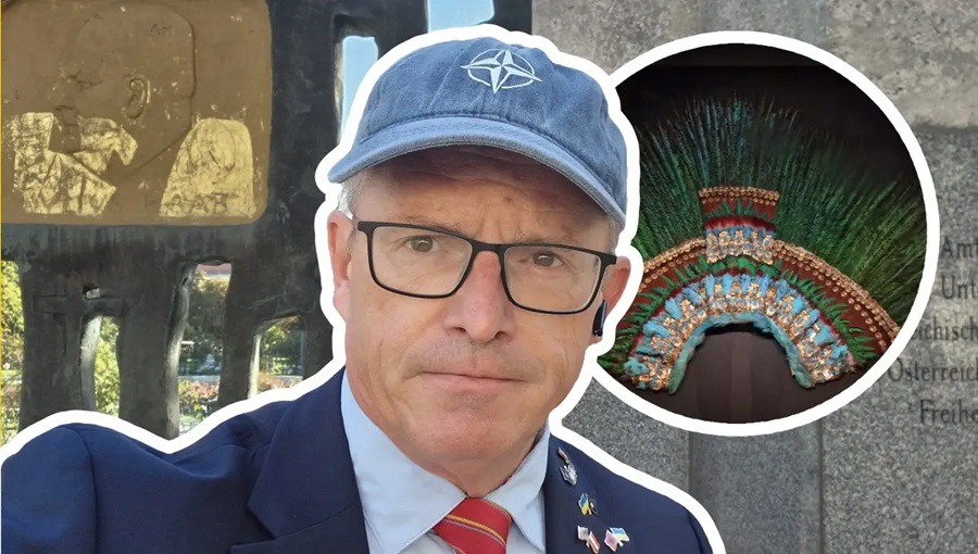 Aspirante presidencial de Austria promete devolver a México el Penacho de Moctezuma