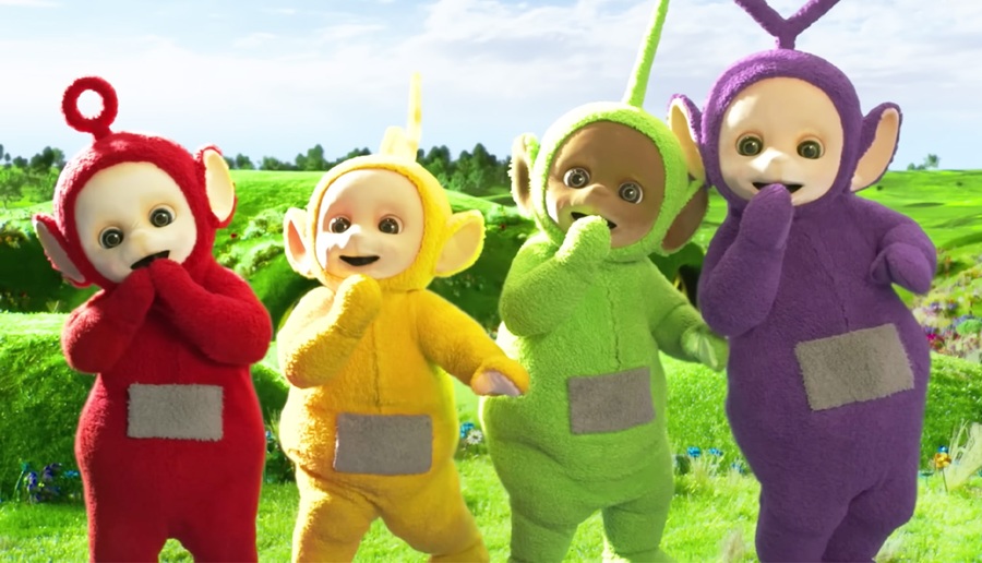 Usaban conejos gigantes para que los Teletubbies parecieran diminutos