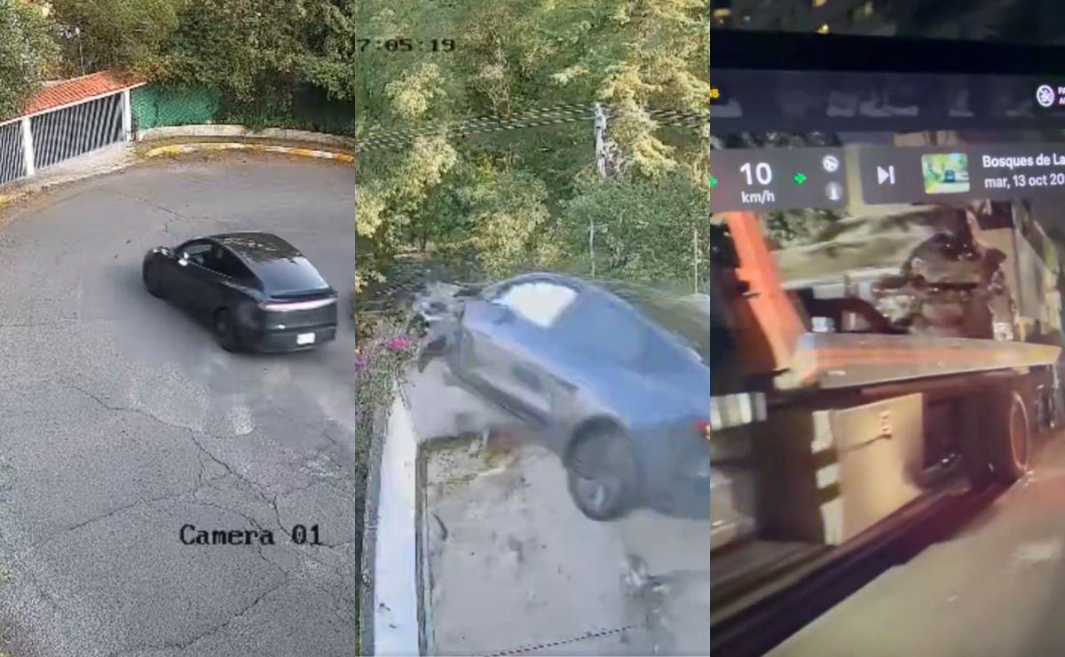 Un Tesla sale volando en México… y no es el que lanzó Elon Musk